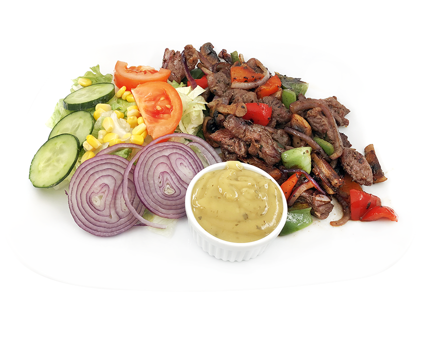 BIFF SNADDER /229,-  med salat og bearnaise saus og ferske grønnsaker (M)